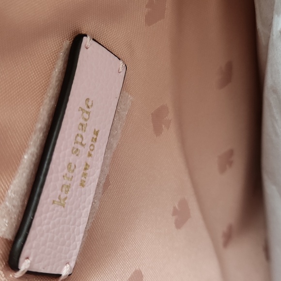 NWT Kate Spate Triple Gusset Pink Dawn Champagne Crossbody ๐พ ๐ - Picture 10 of 16